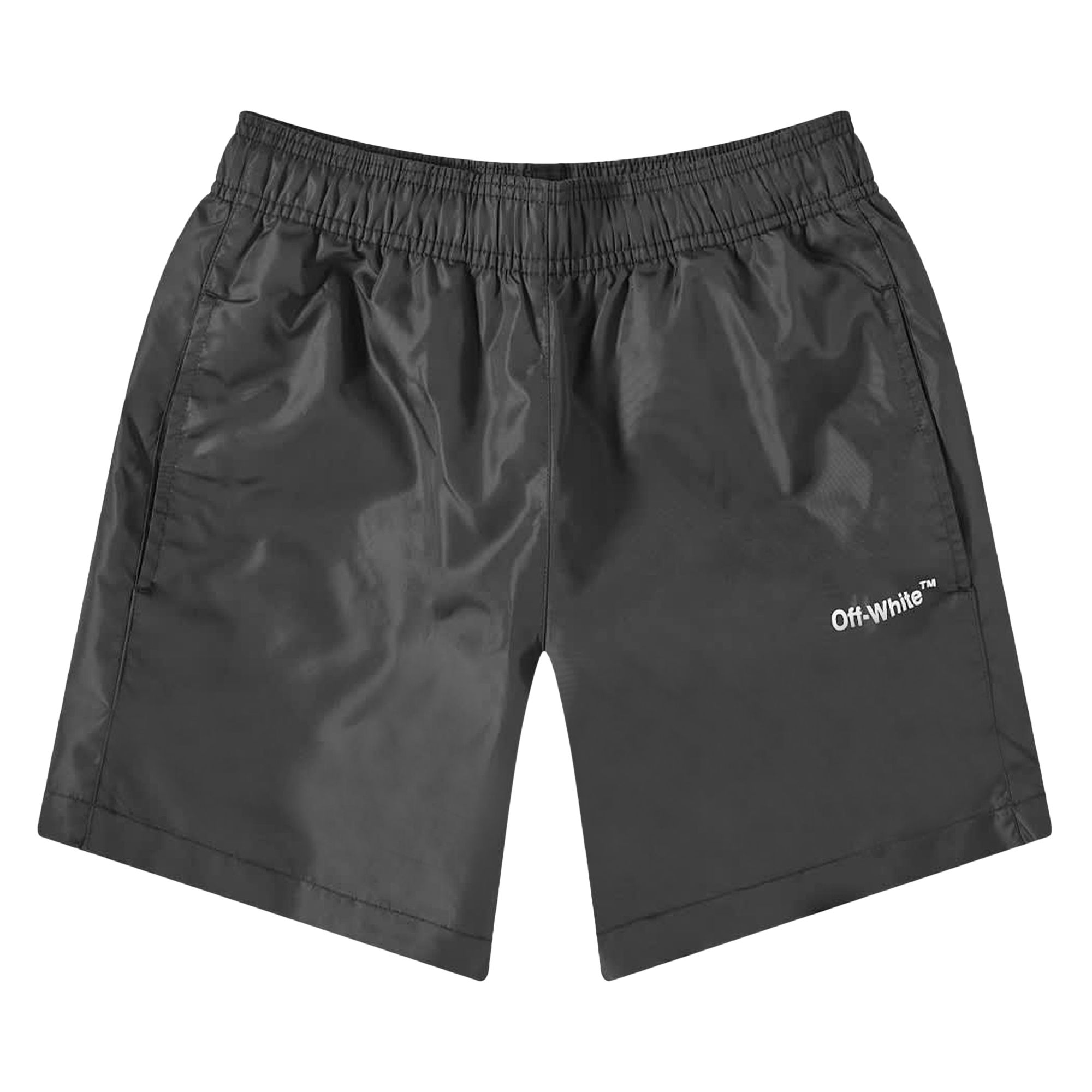 Off-White Diag Outline Swimshorts 'Black' | Men's Size XL