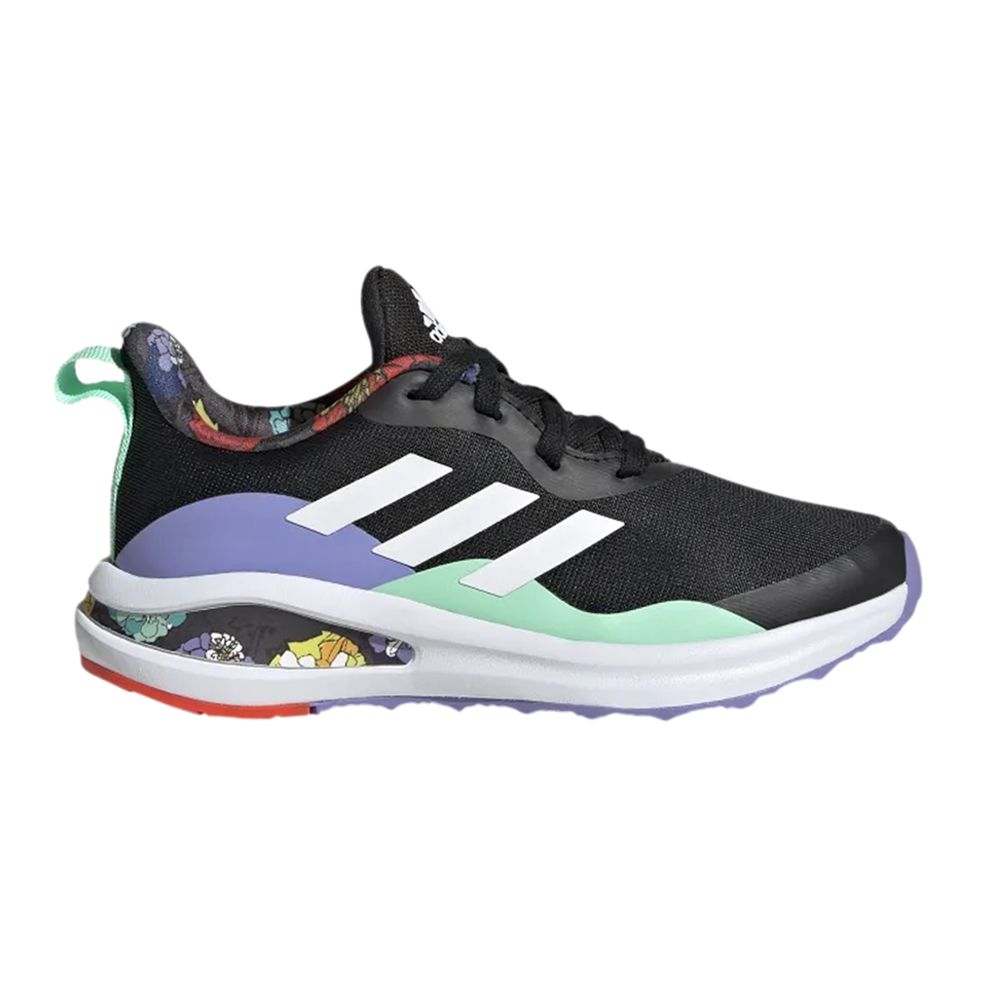 Pre-owned Adidas Originals Adidas Fortarun J 'floral - Black Pulse Mint' | Kid's Size 6