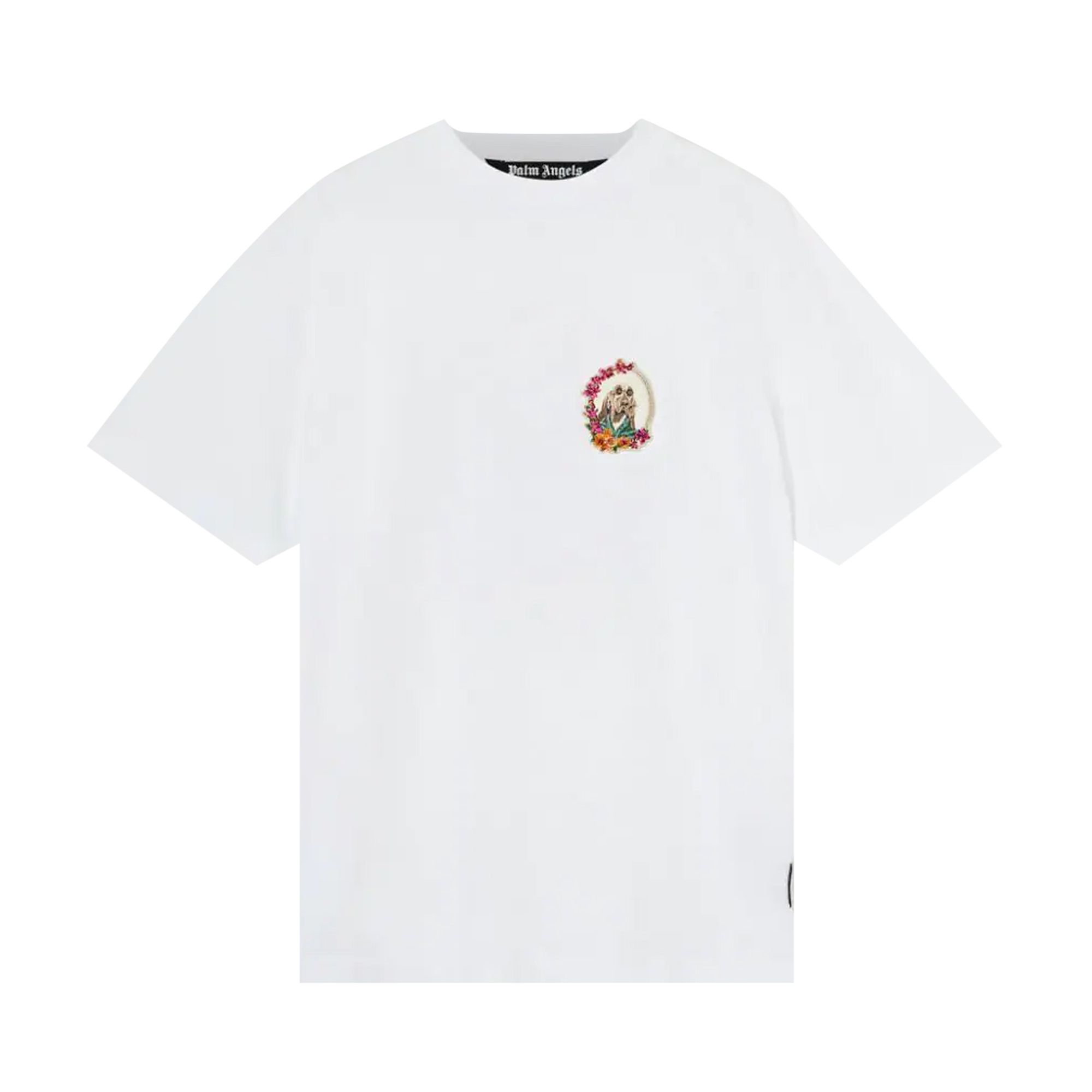 Pre-owned Palm Angels Berta Classic Tee 'white/pink'