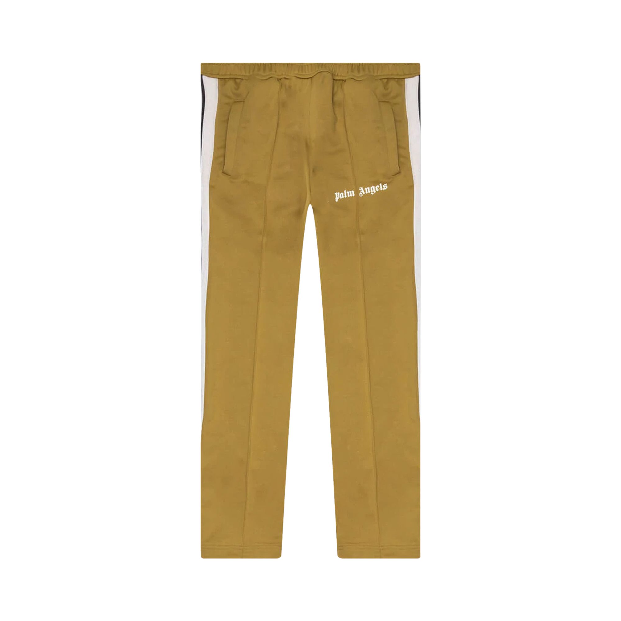 Palm Angels New Slim Track Pants 'Bronze/Off White' | Tan | Men's Size 2XL