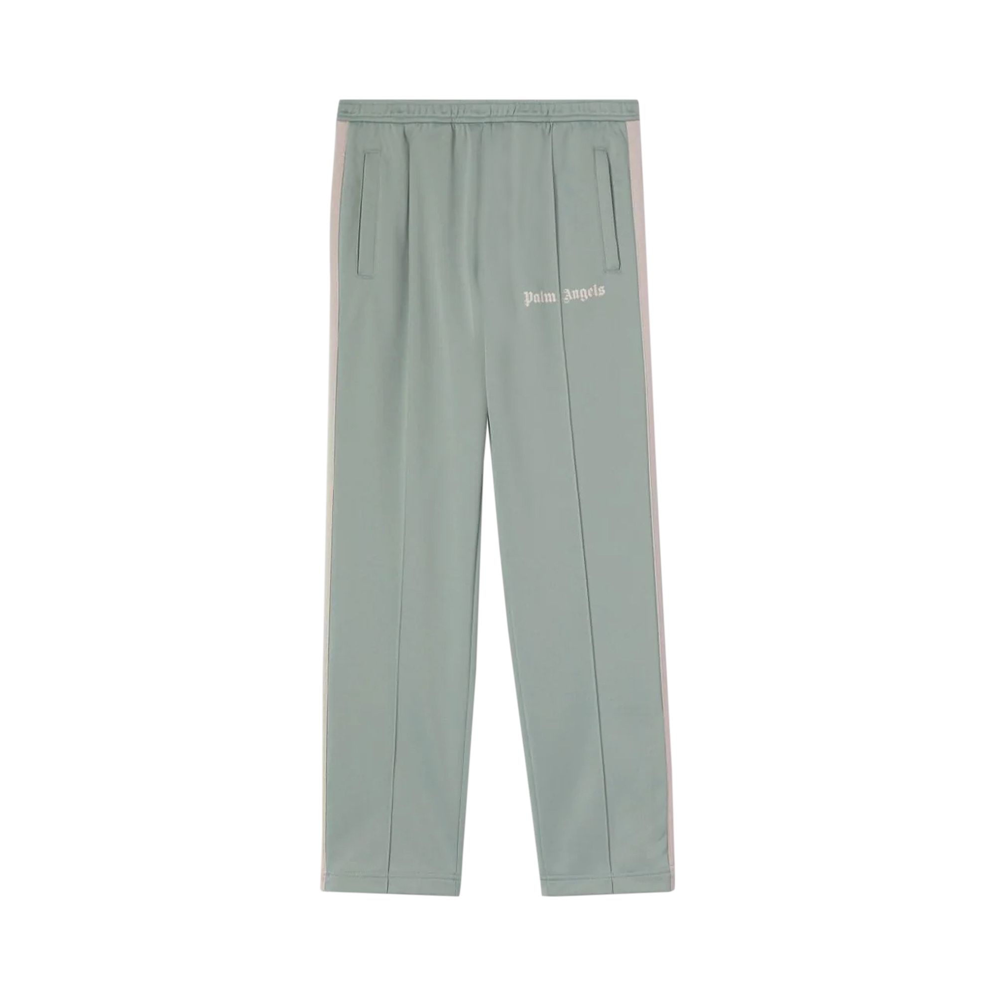 Palm Angels New Slim Track Pants 'Sea Foam/Off White' | Green | Men's Size XL