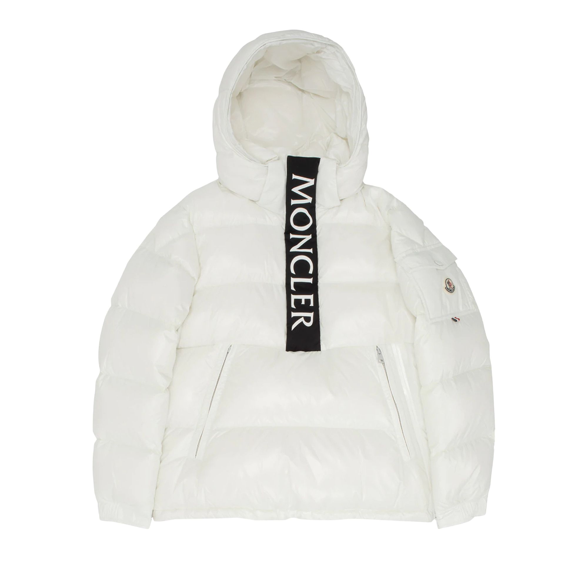Pre-owned Moncler Maury Shiny Puffer Jacket 'white' | Men's Size 5
