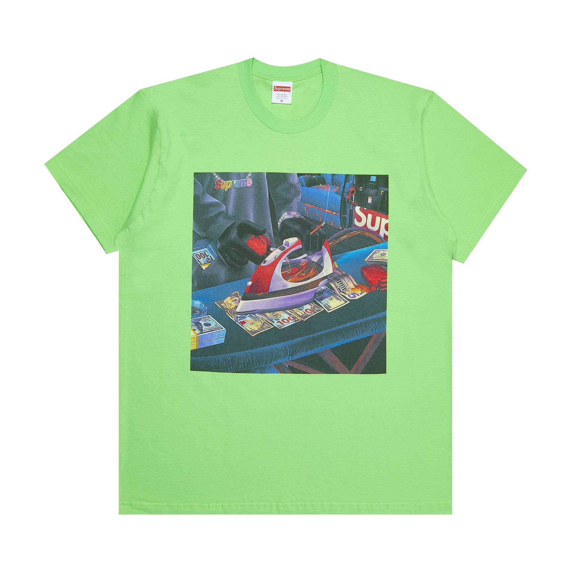 Supreme Gas Tee 'Lime' | Green | Men's Size M