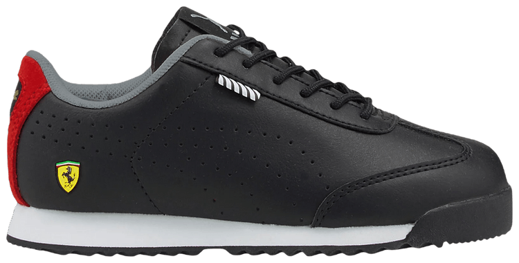 Scuderia Ferrari x Puma Roma Little Kid Black Rosso Corsa