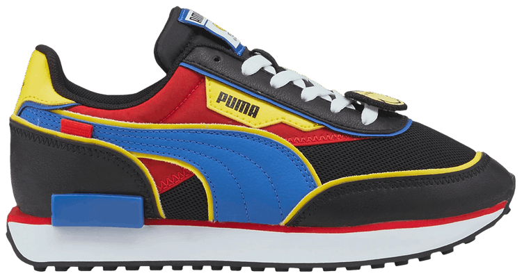Puma SmileyWorld x Future Rider Big Kid Black Royal Blue