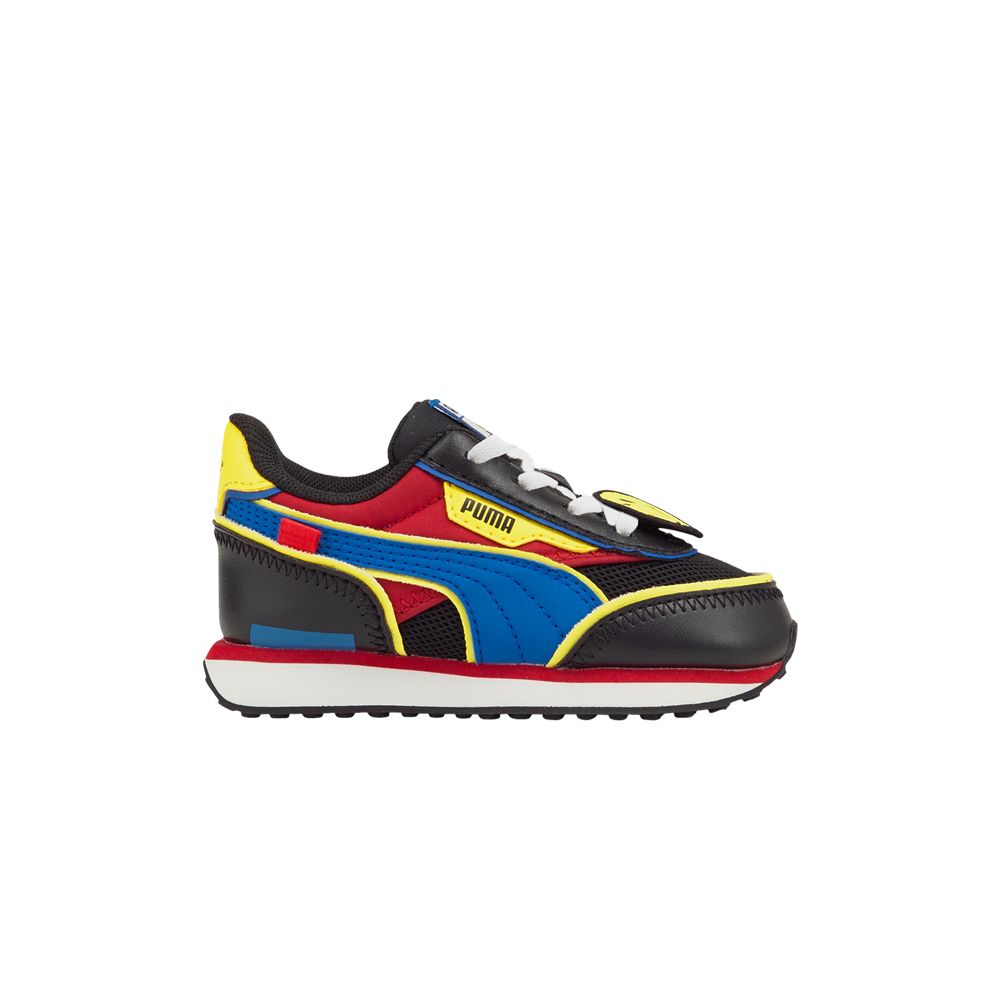 Pre-owned Puma Smileyworld X Future Rider Infant 'black Royal Blue' | Infant Size 4