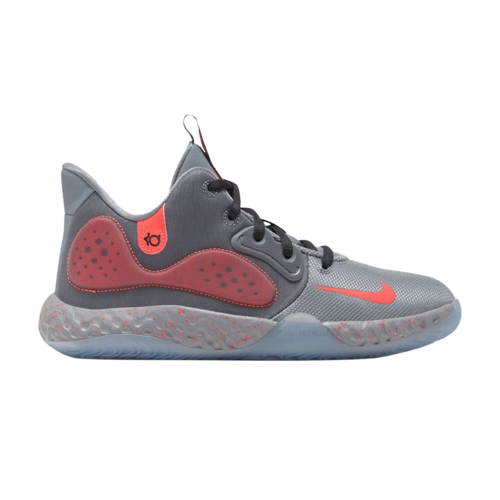 Nike KD Trey 5 VII GS 'Cool Grey Crimson' | Kid's Size 6.5 - AT5685-002