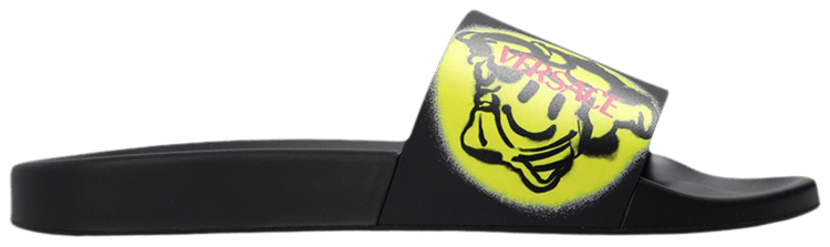 ヴェルサーチVersace Medusa Smile Pool Slide Versace Pool Slide With Medusa Smile Print In White | ModeSens