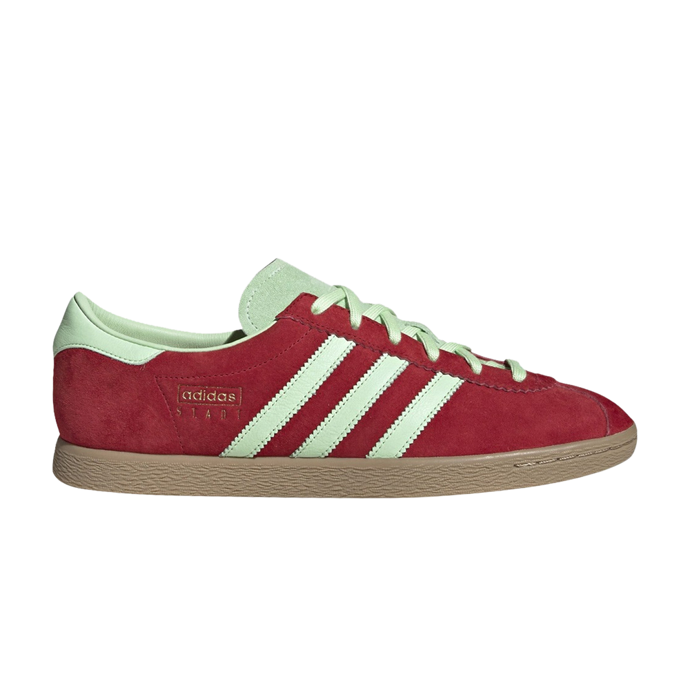 Pre-owned Adidas Originals Stadt 'scarlet Glow Green' In Red