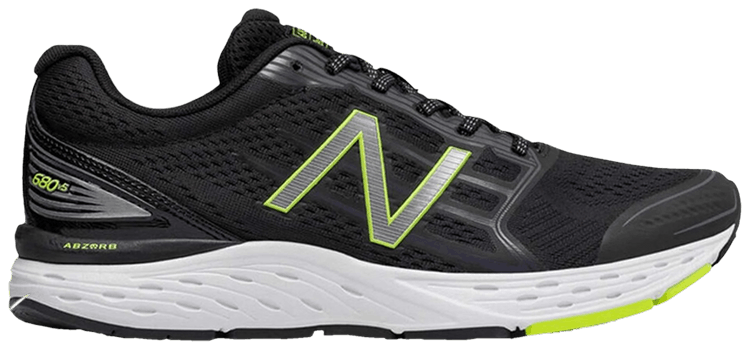 New Balance 680v5 4E Wide Black Hi Lite