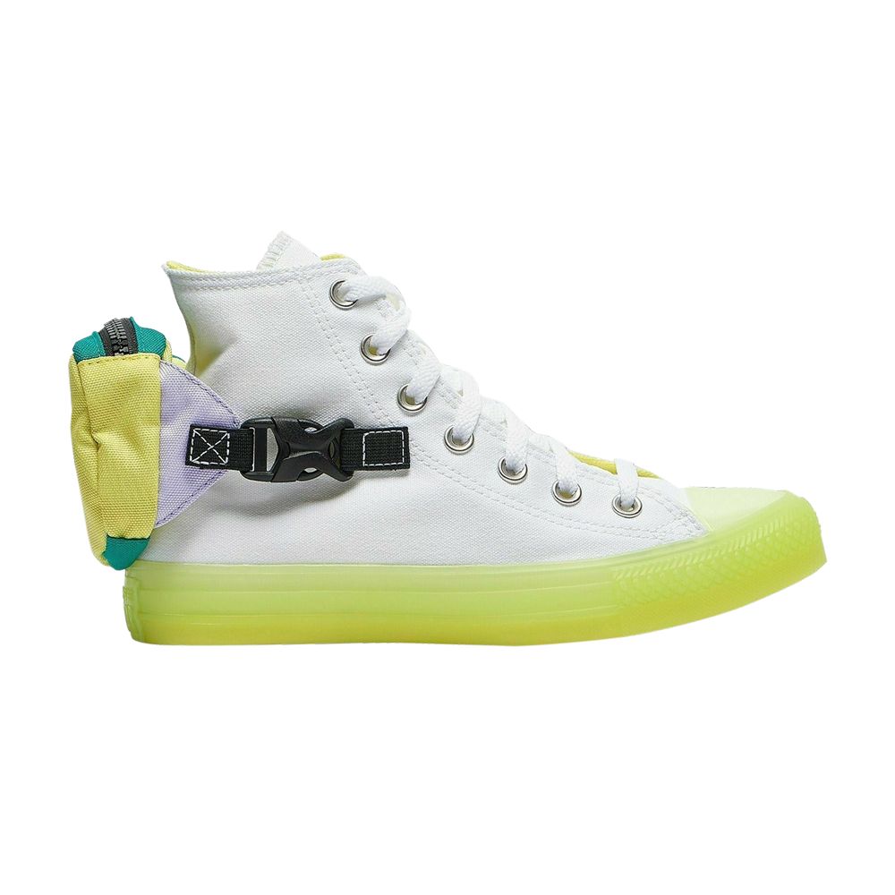Converse Wmns Chuck Taylor All Star Buckle Up High 'White Volt' | Women's Size 5.5 - 569032C