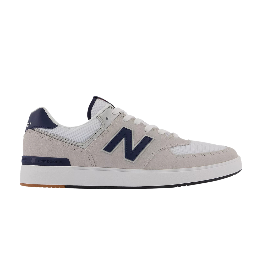 Pre-owned New Balance 574 Court 'grey Navy'