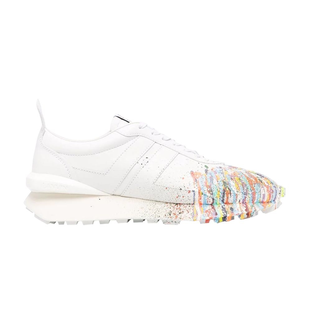 Pre-owned Lanvin Gallery Dept. X Bumper Runner 'paint Drip - White'