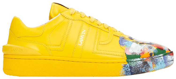 GALLERY DEPT. x LANVIN | PAINTED CLAY LOW SNEAKERS 黄色 Buy Gallery Dept. x Lanvin Clay Low 'Yellow Painted' - FM