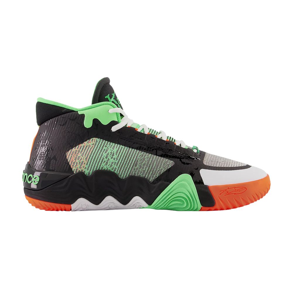 Pre-owned New Balance Goosebumps X Kawhi 2 Big Kid 'slime' | Black | Kid's Size 6