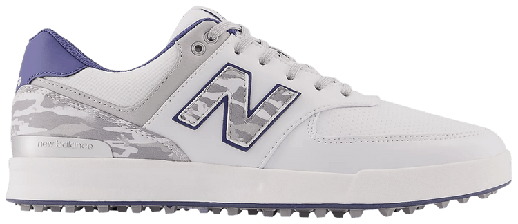 New Balance 574 Greens 4E Wide White Blue