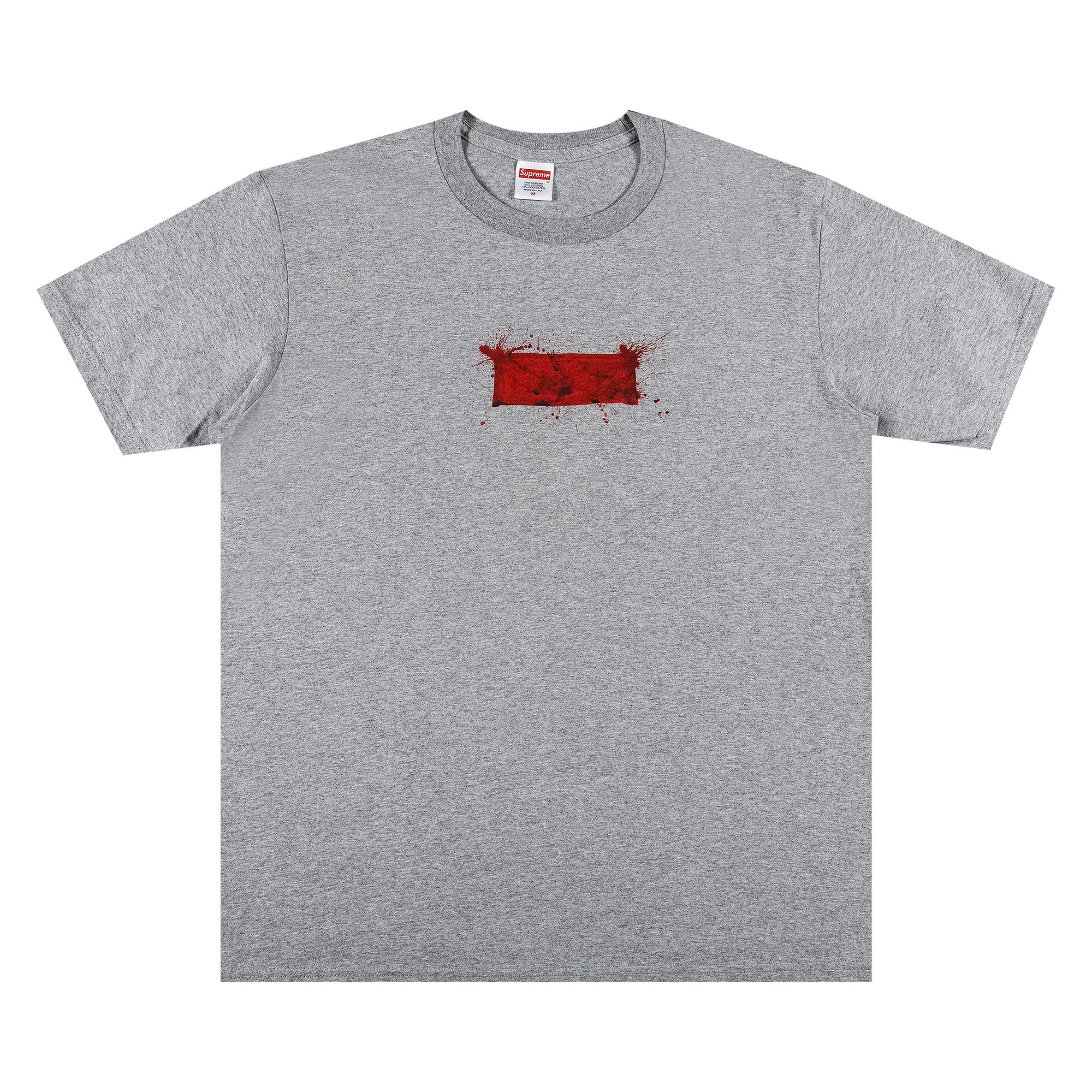 Supreme Ralph Steadman Box Logo Tee 'Heather Grey' | Men's Size L