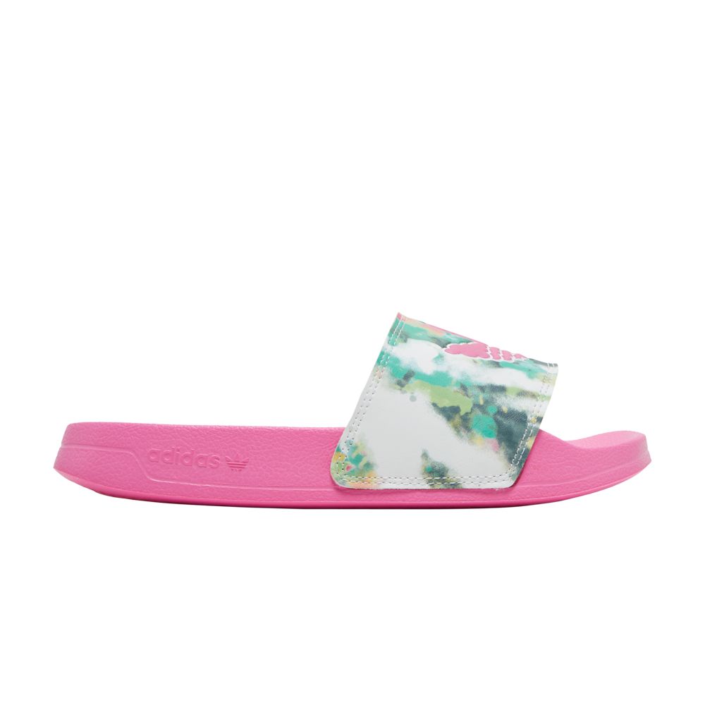 Pre-owned Adidas Originals Adidas Adilette Lite Slide J 'watercolor' | Pink | Kid's Size 4