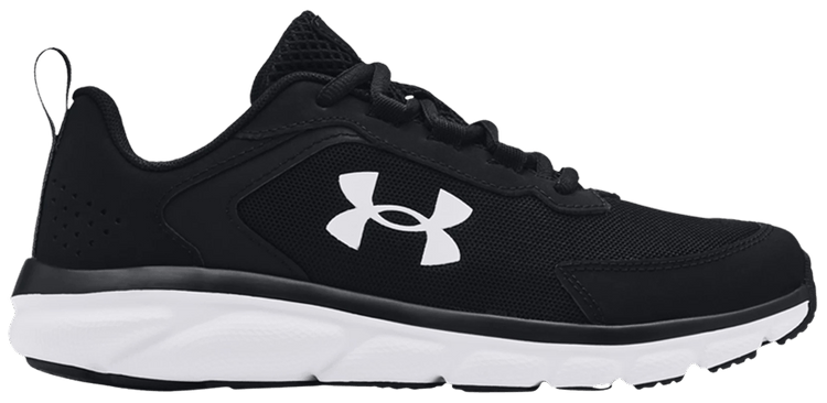 Under Armour Assert 9 Wide GS Black White
