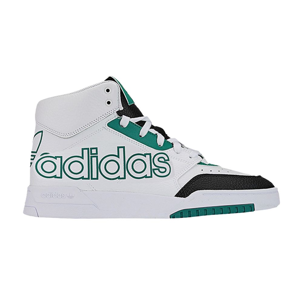 Pre-owned Adidas Originals Drop Step High 'white Hazy Green'