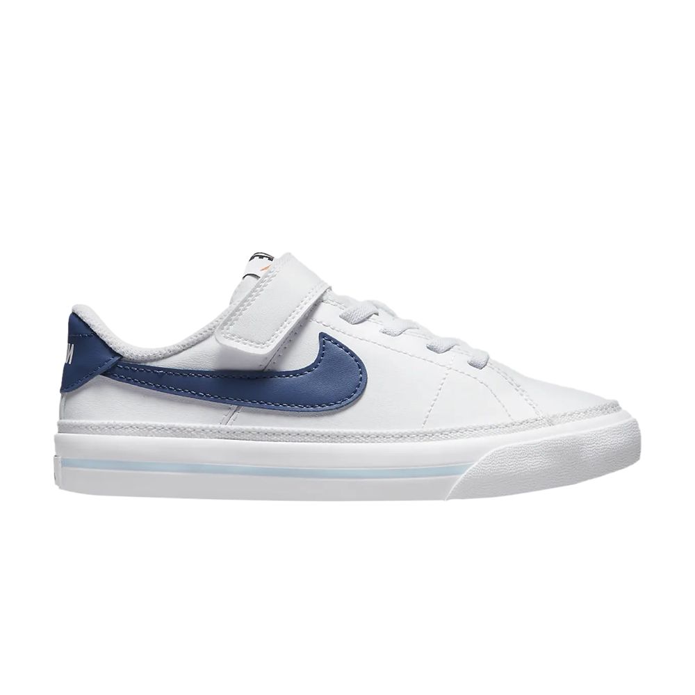 Pre-owned Nike Court Legacy Ps 'white Mystic Navy' | Kid's Size 3