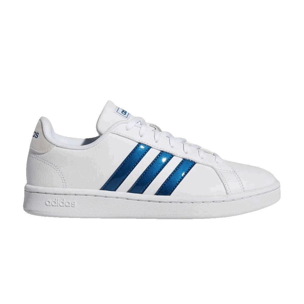 Pre-owned Adidas Originals Adidas Wmns Grand Court 'white Marine Blue' | Women's Size 9.5