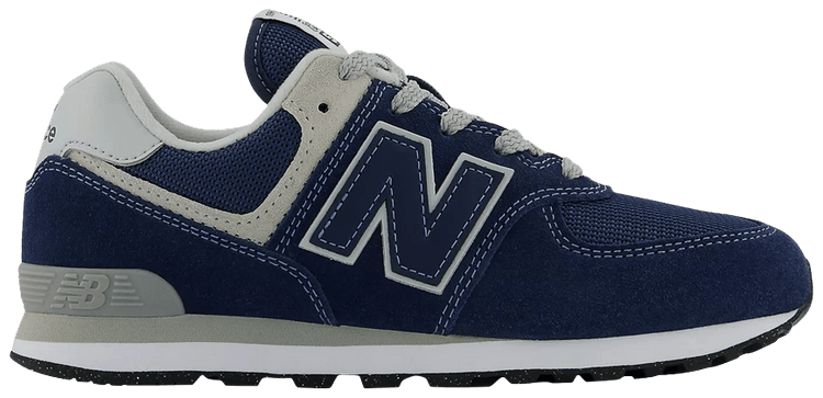 New Balance 574 Big Kid Wide Core Pack   Navy