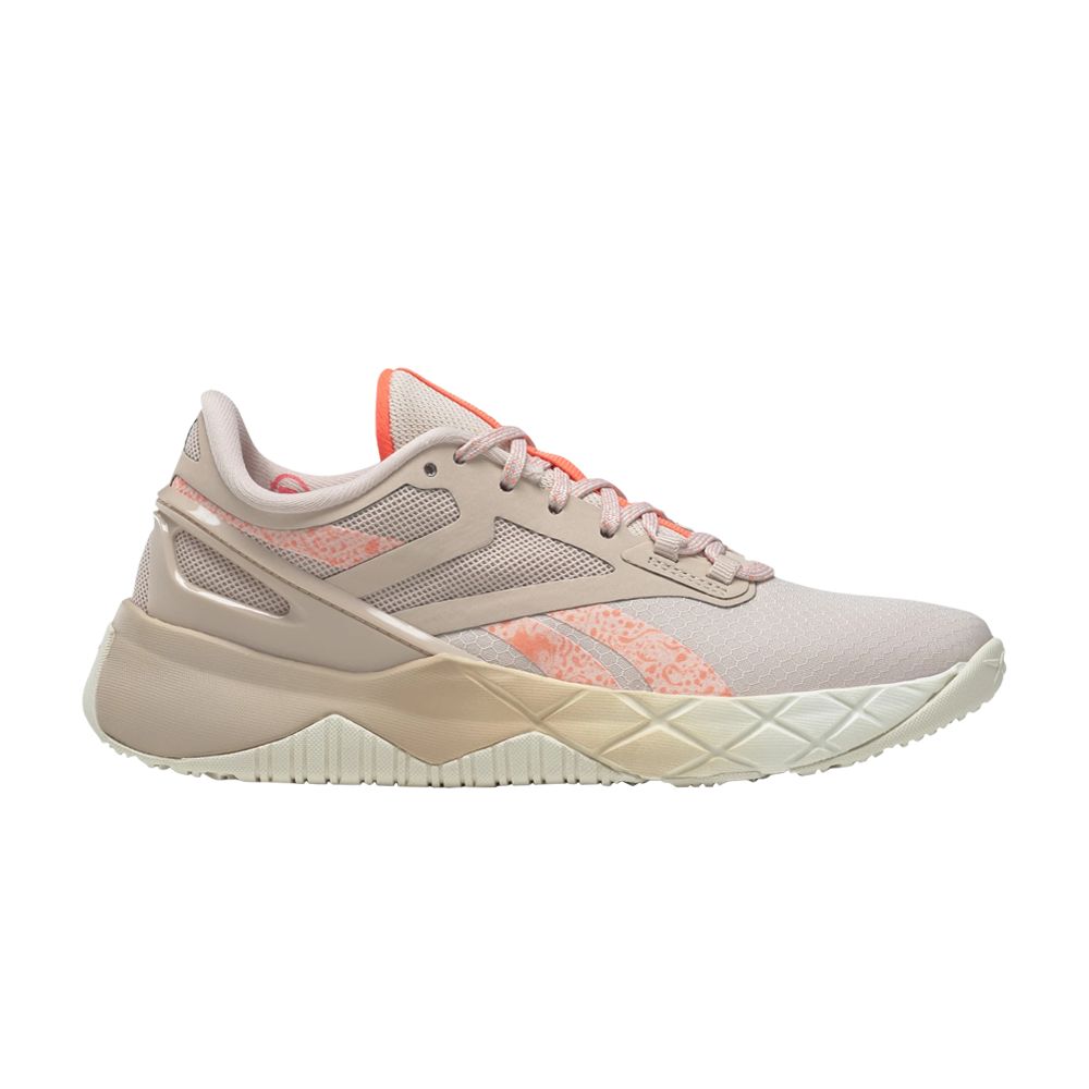 Pre-owned Reebok Wmns Nanoflex Tr 'soft Ecru Orange Flare' | Tan | Women's Size 5.5