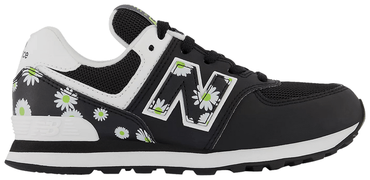 New Balance 574 Little Kid Black Florals