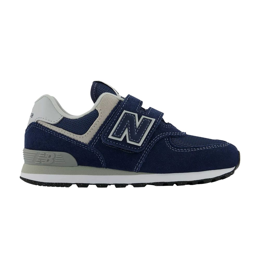 Pre-owned New Balance 574 Hook And Loop Little Kid Wide 'core Pack - Navy' | Blue | Kid's Size 10.5