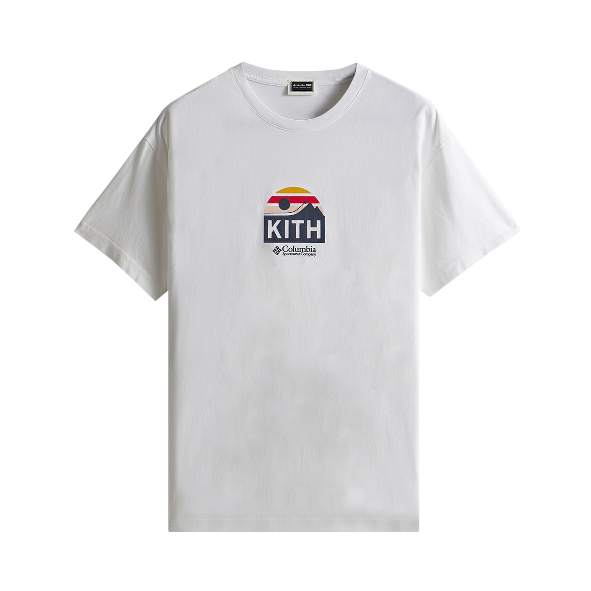 Pre-owned Kith For Columbia Eea Wind Tee 'white'