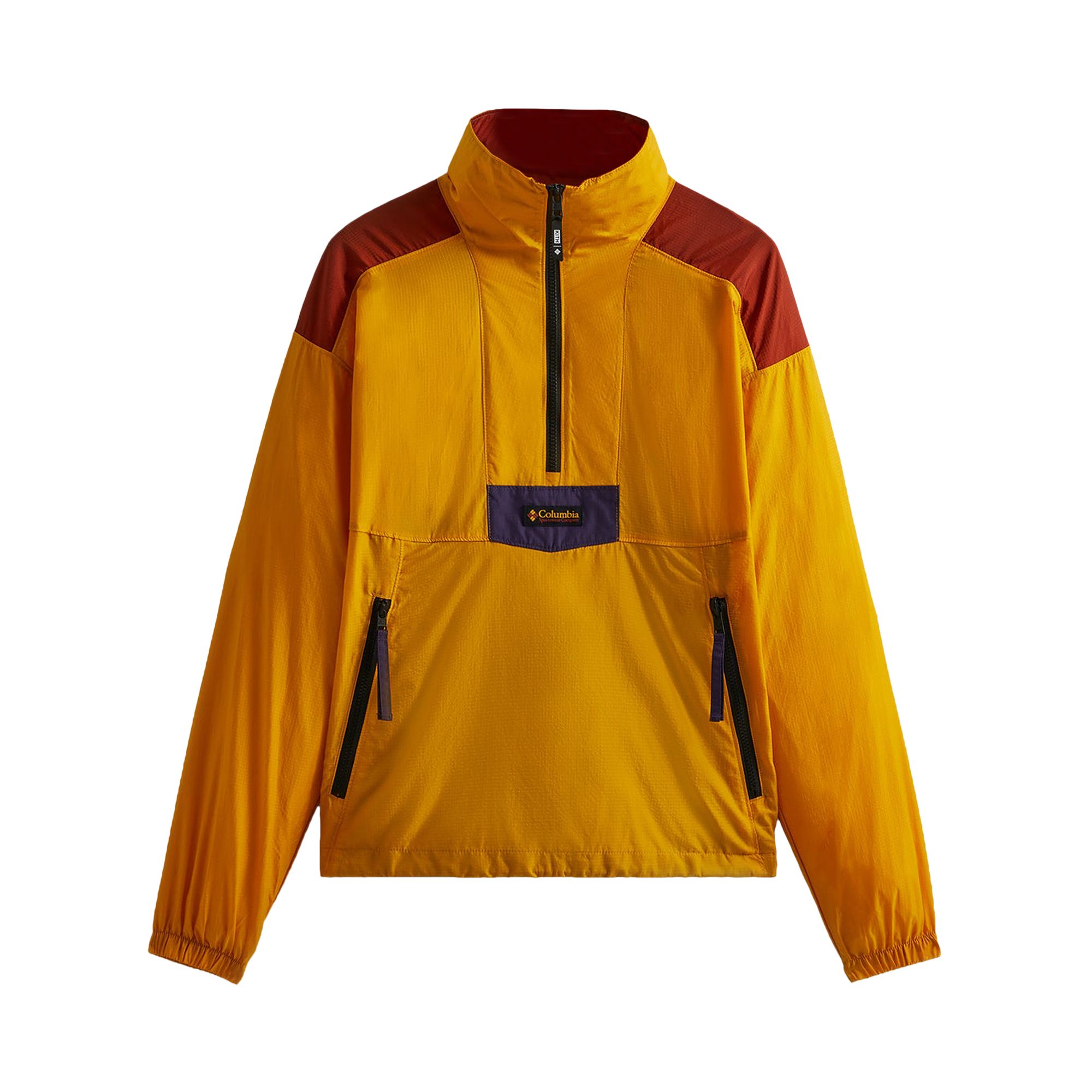 Pre-owned Kith For Columbia Riptide Windbreaker 'golden Yellow' | Men's Size M