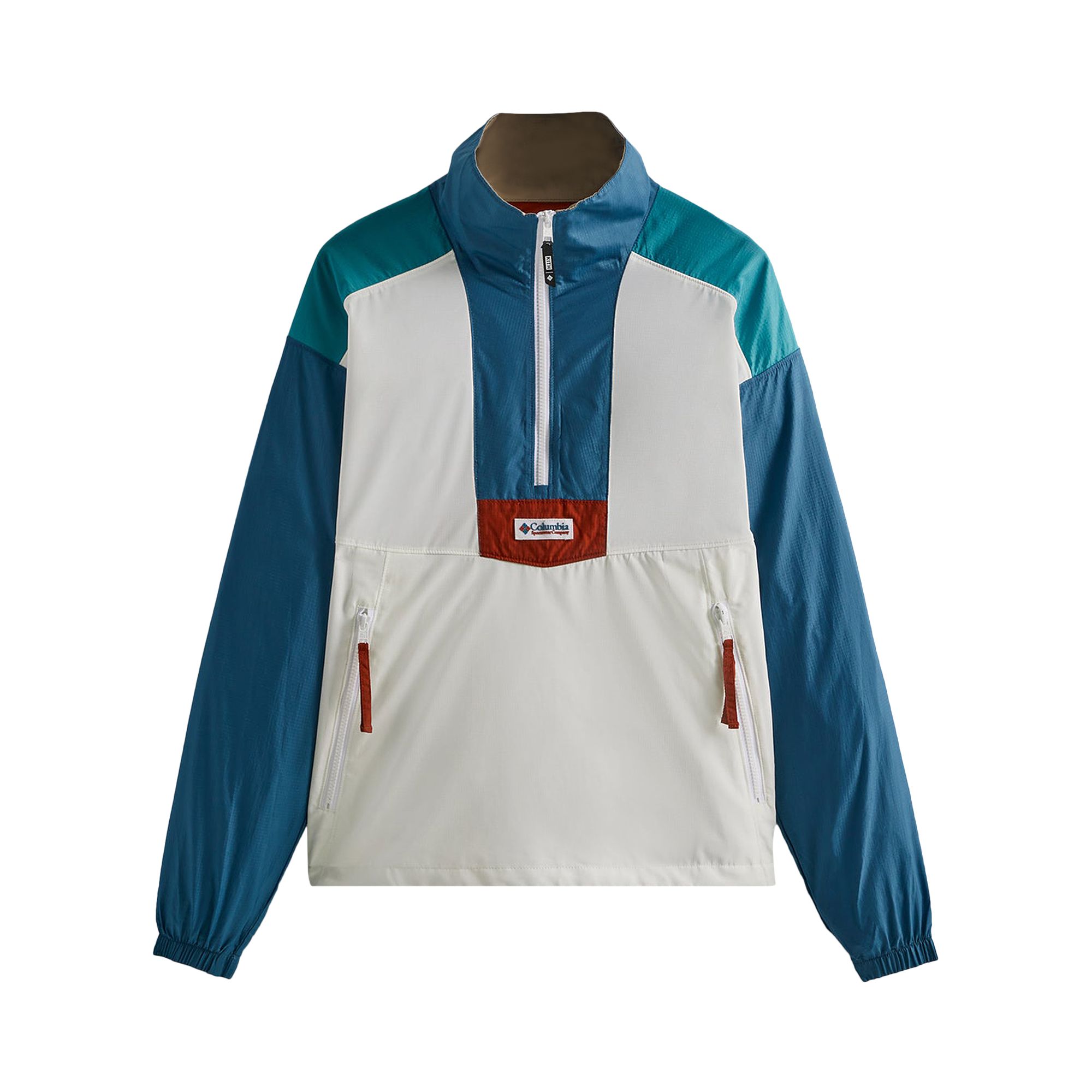 Pre-owned Kith For Columbia Riptide Windbreaker 'sea Salt' | Multi-color | Men's Size M