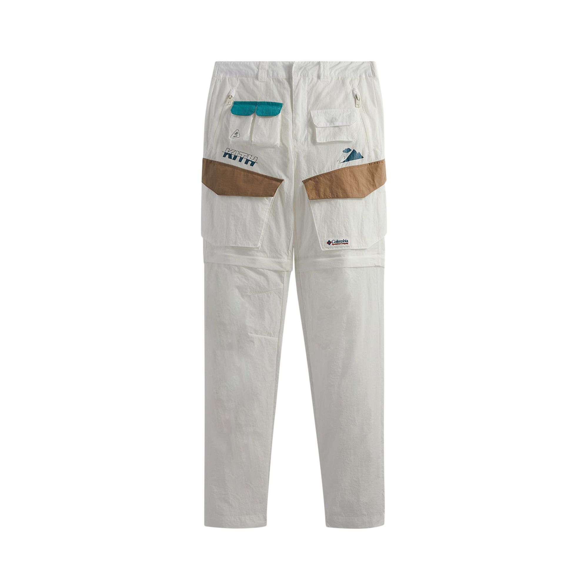 KITH Pre-owned For Columbia Chuting Pant Ii 'sea Salt' | Cream | Men's Size 32 In White