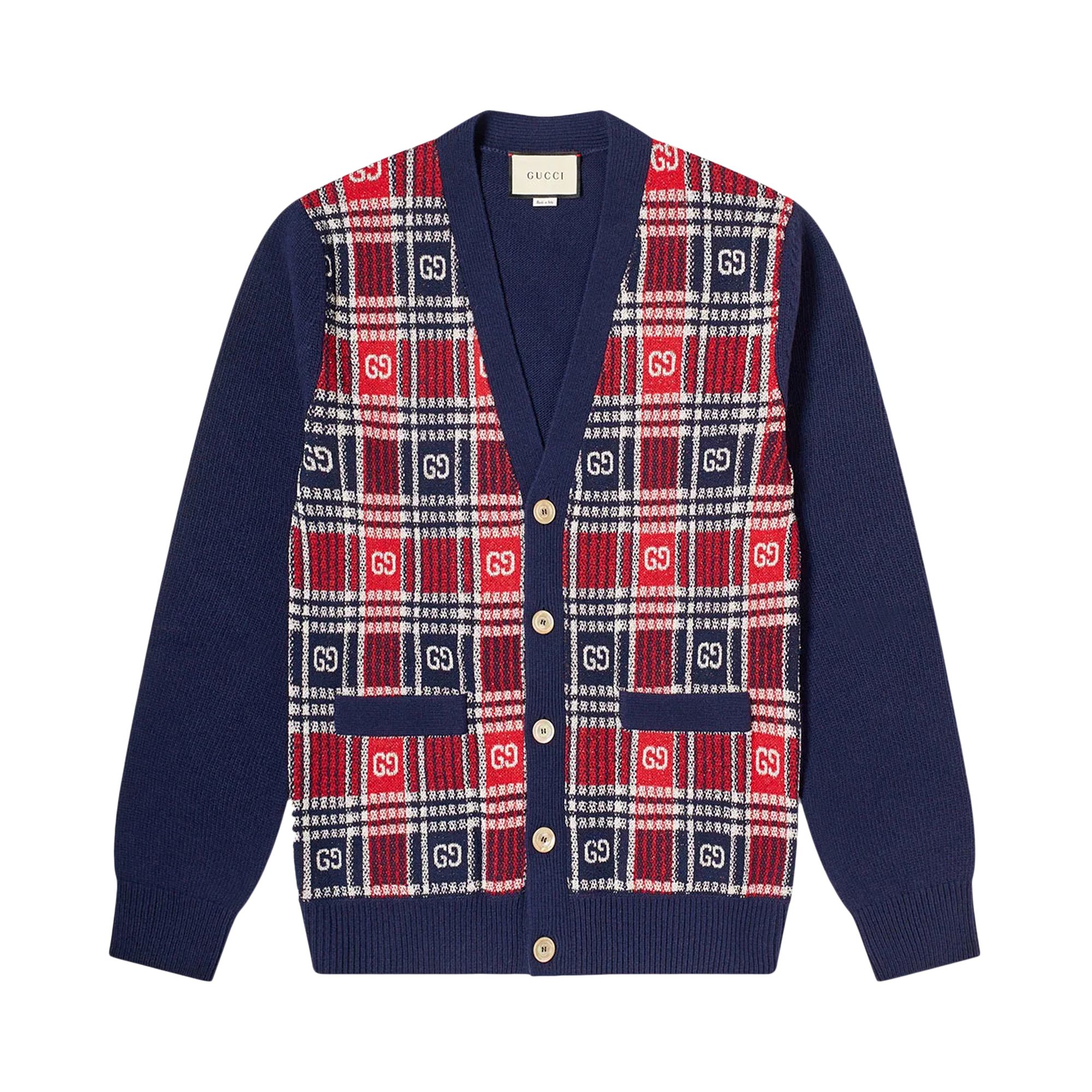 Gucci Logo V Cardigan 'Multicolor' | Multi-Color | Women's Size L