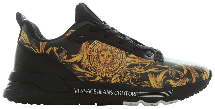 Versace Jeans Couture Baroque Print   Black Gold