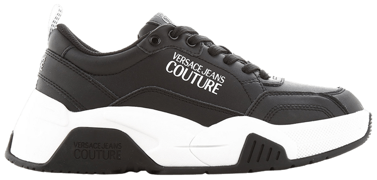 Versace Jeans Couture Low Exaggerated Sole   Black White
