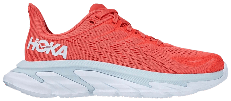 HOKA Wmns Clifton Edge Hot Coral