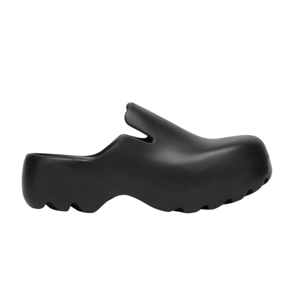 bottega veneta black rubber flash