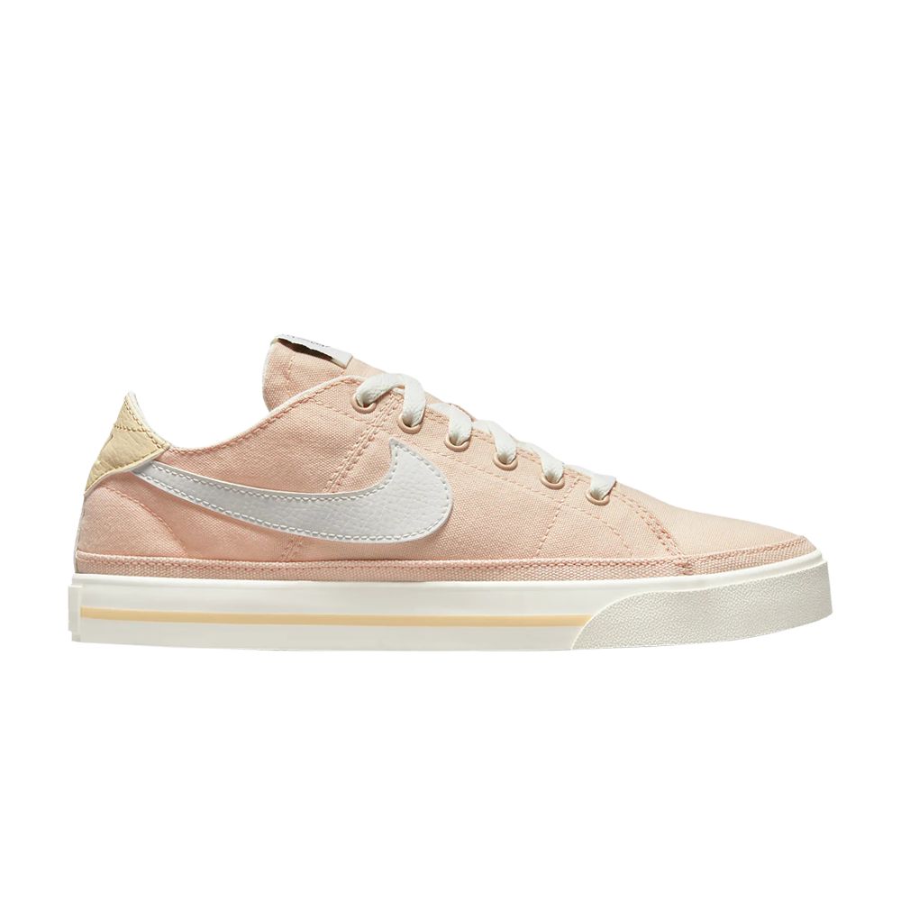 Pre-owned Nike Wmns Court Legacy Canvas 'arctic Orange Sail'