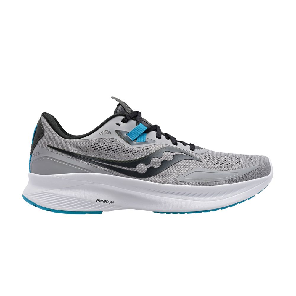 Pre-owned Saucony Guide 15 Wide 'alloy Topaz' In Grey