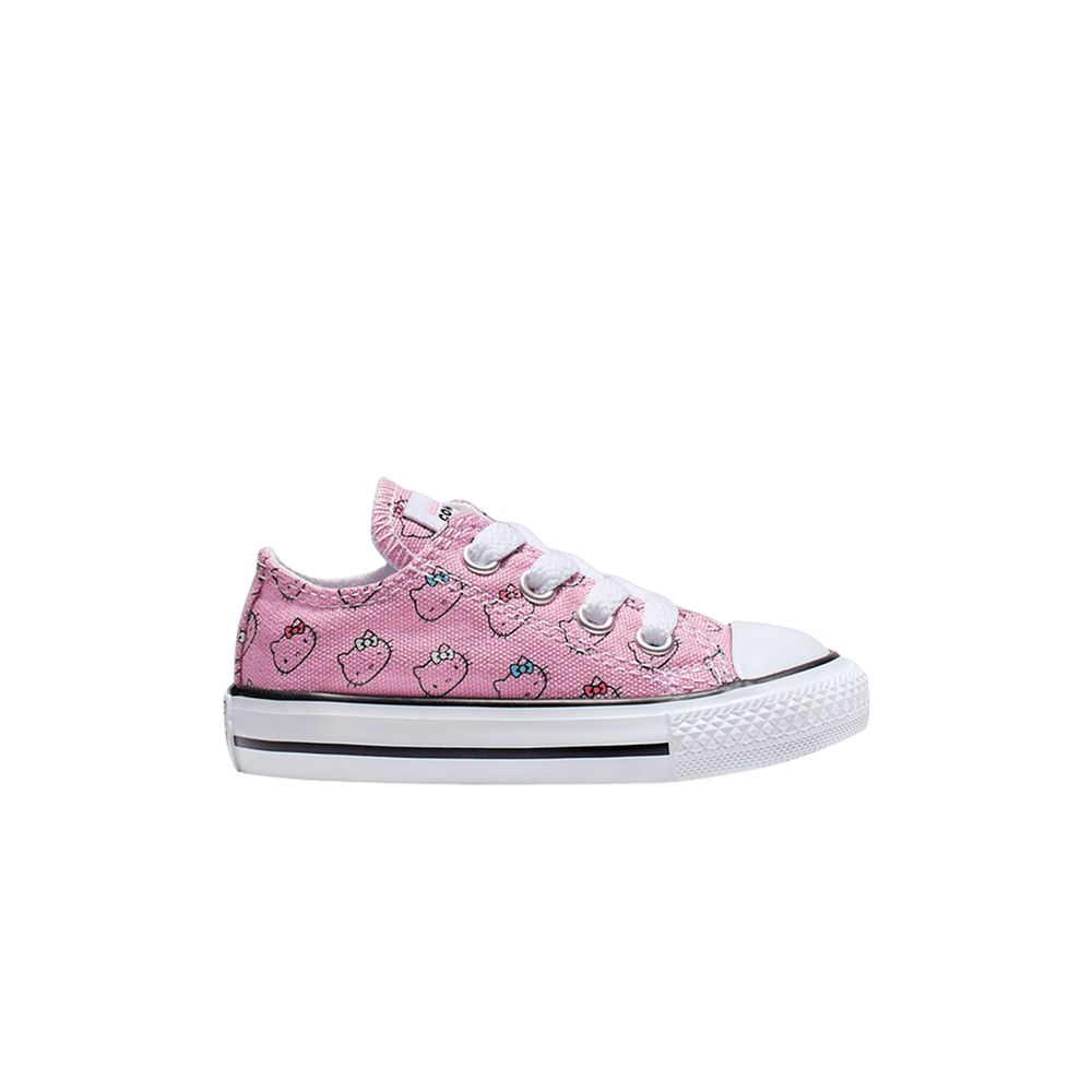 Pre-owned Converse Hello Kitty X Chuck Taylor All Star Low Td 'prism Pink' | Infant Size 5