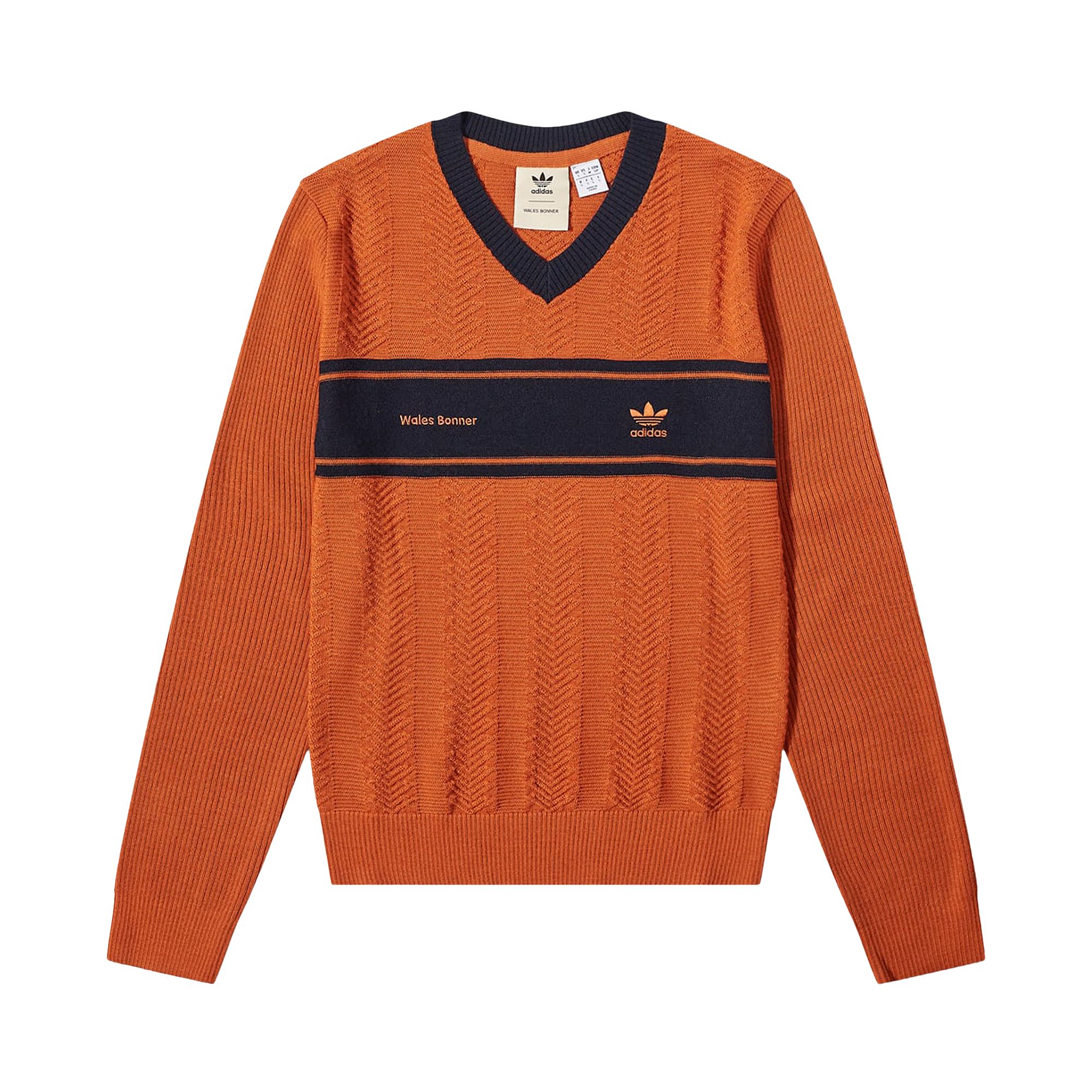 adidas x Wales Bonner Knit Long-Sleeve 'Orange' | Men's Size XS