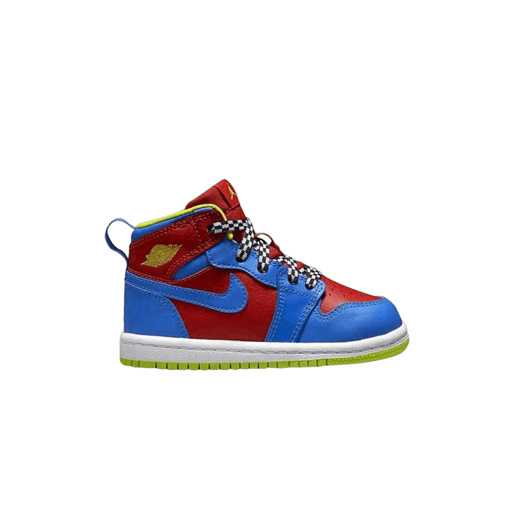 Buy Air Jordan 1 Retro High TD Cyber Red Blue 705304 615 GOAT CA