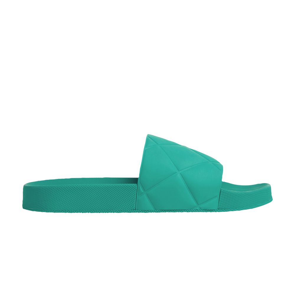 Pre-owned Bottega Veneta Wmns Slide 'neptune' In Green