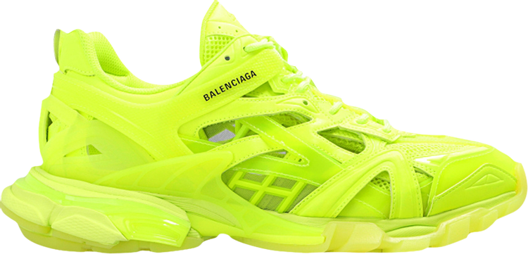 Balenciaga Track.2 Sneaker 'Clear Sole - Fluorescent Yellow'