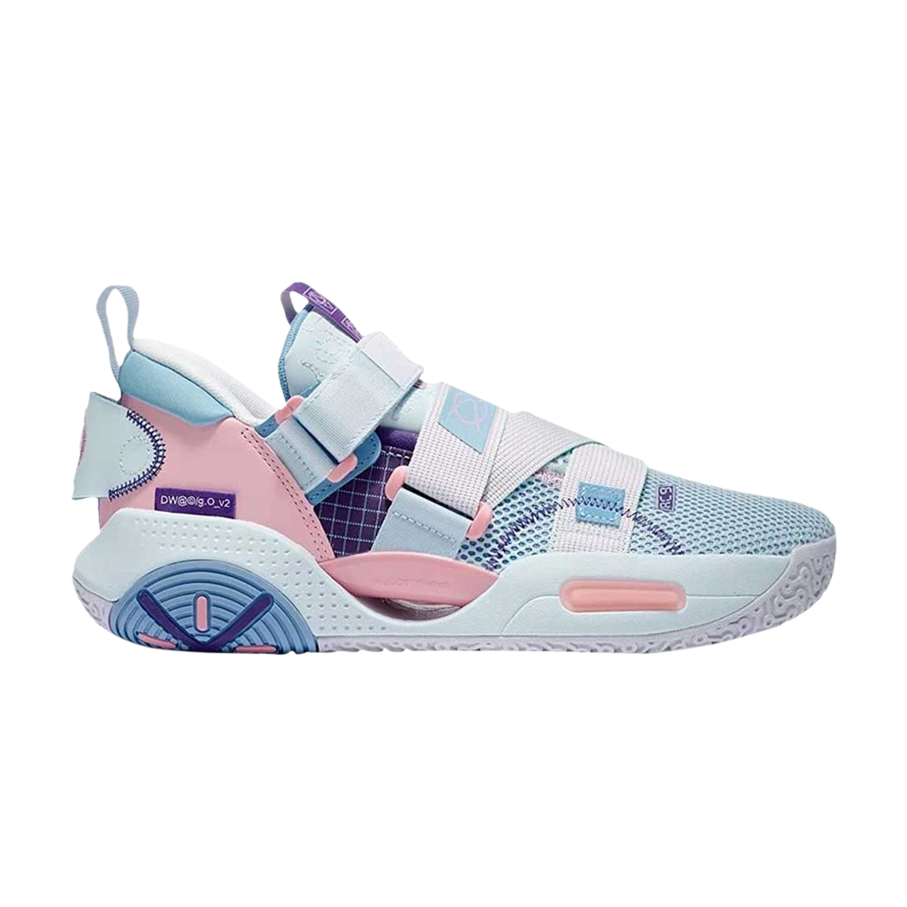 Pre-owned Li-ning Wade All City 9 V2 'baby Blue Pink'