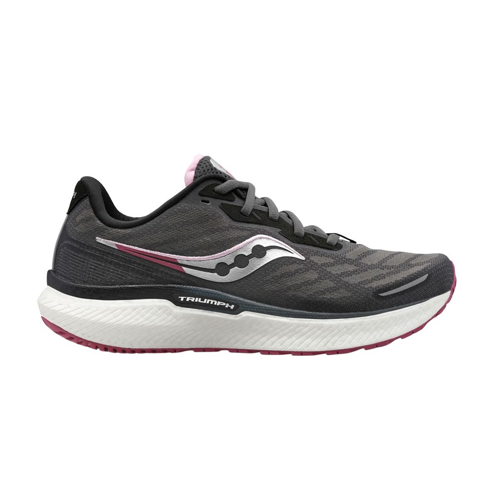 Pre-owned Saucony Wmns Triumph 19 'shadow Quartz' In Grey