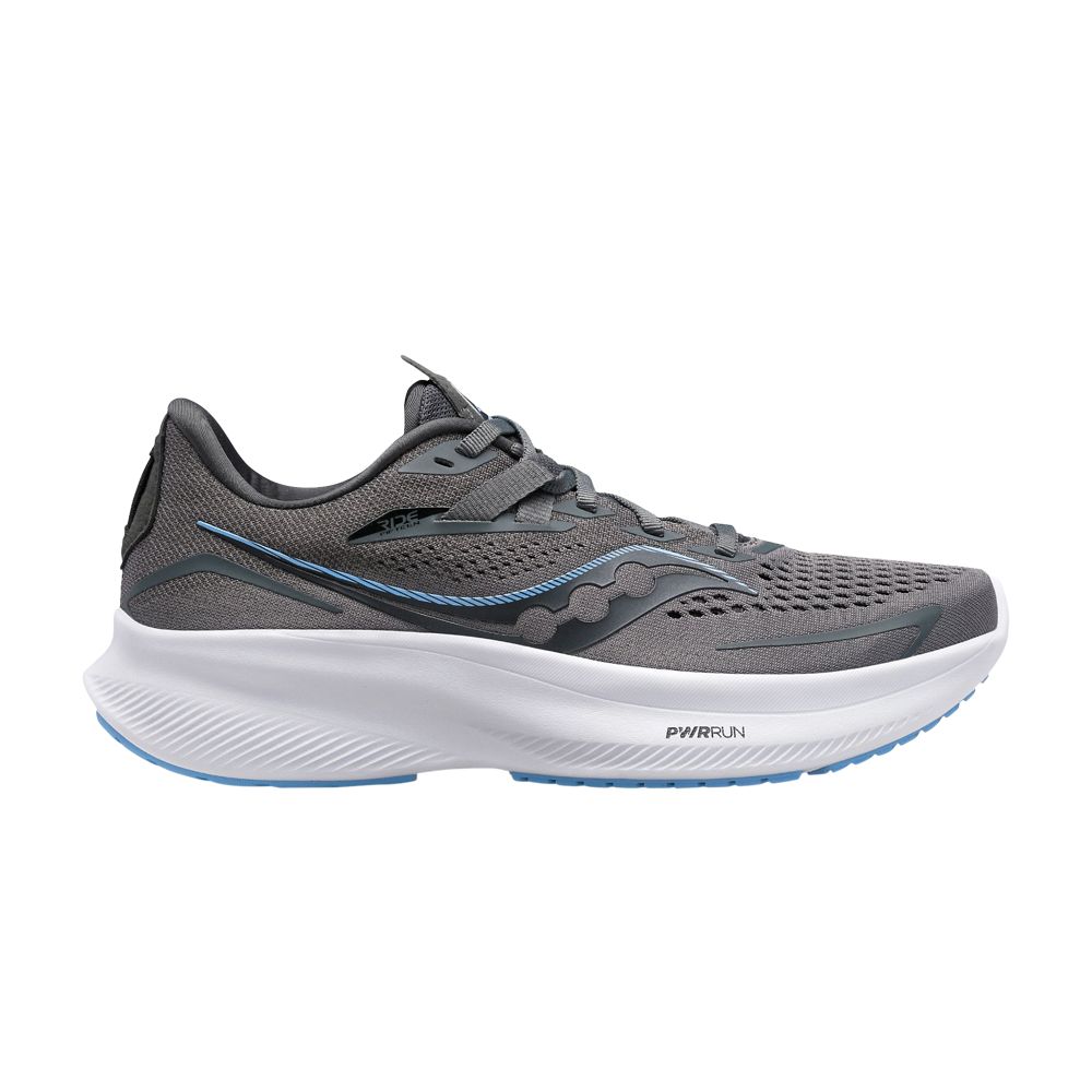 Pre-owned Saucony Wmns Ride 15 'charcoal Pop' | Grey | Women's Size 5 In Gray