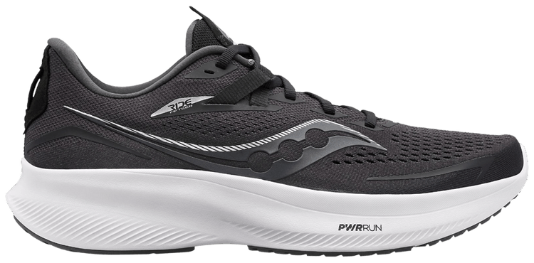 Saucony Wmns Ride 15 Wide Black White